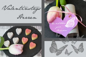 DIY Valentinstag - mit liebe gemachte Herzen