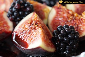Feigen mariniert mit dem Holunderbalsamico