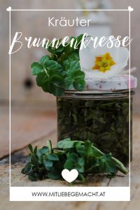 Brunnenkresse - Kräuter im Alltag einsetzen