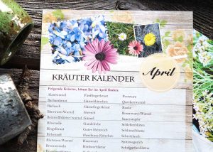 April Kräuterkalender