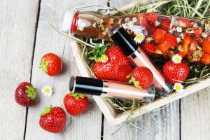 Natürliche Kosmetik aus Erdbeeren