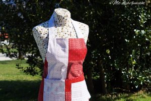 Schürze in wunderschöner Patchwork-Arbeit