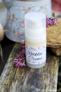 Rotklee Creme mit feiner Rose