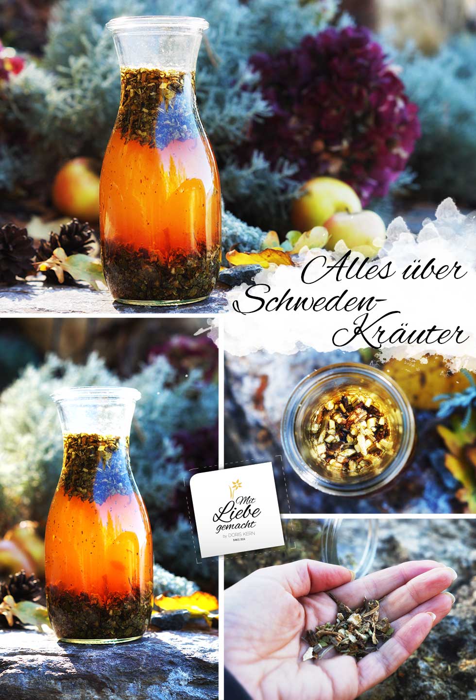 Mythos Schwedenkruter - was steckt hinter der bekannten Krutermischung? -  Mit Liebe gemacht by Doris Kern - Kruter & Hausmittel