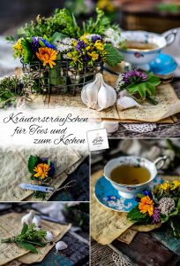 Kräutersträußchen für Tee und zum Kochen